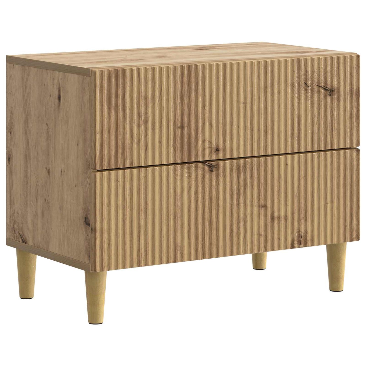 vidaXL Bedside Cabinet Artisan Oak 62 x 34.5 x 48 cm Engineered Wood 2