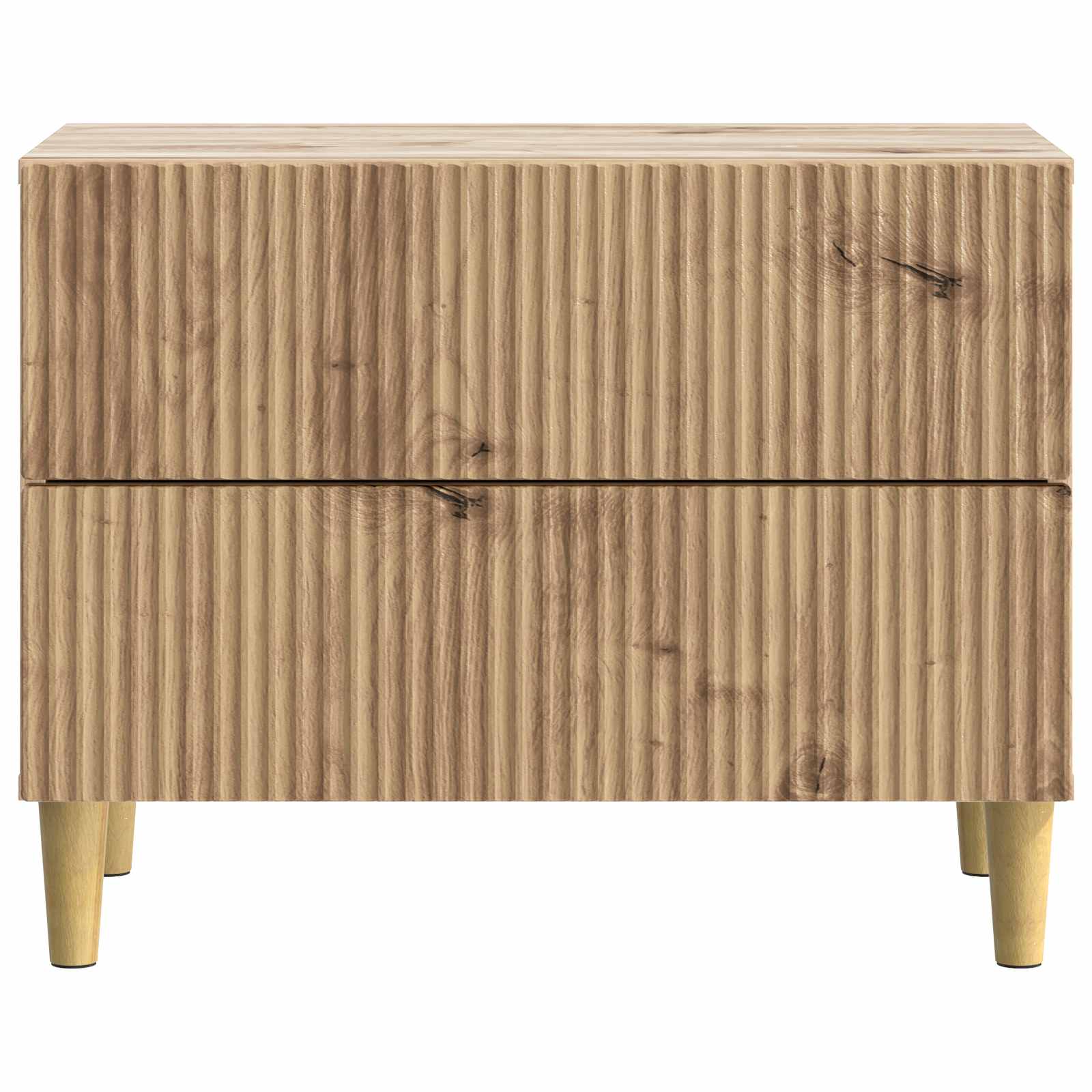 vidaXL Bedside Cabinet Artisan Oak 62 x 34.5 x 48 cm Engineered Wood 5