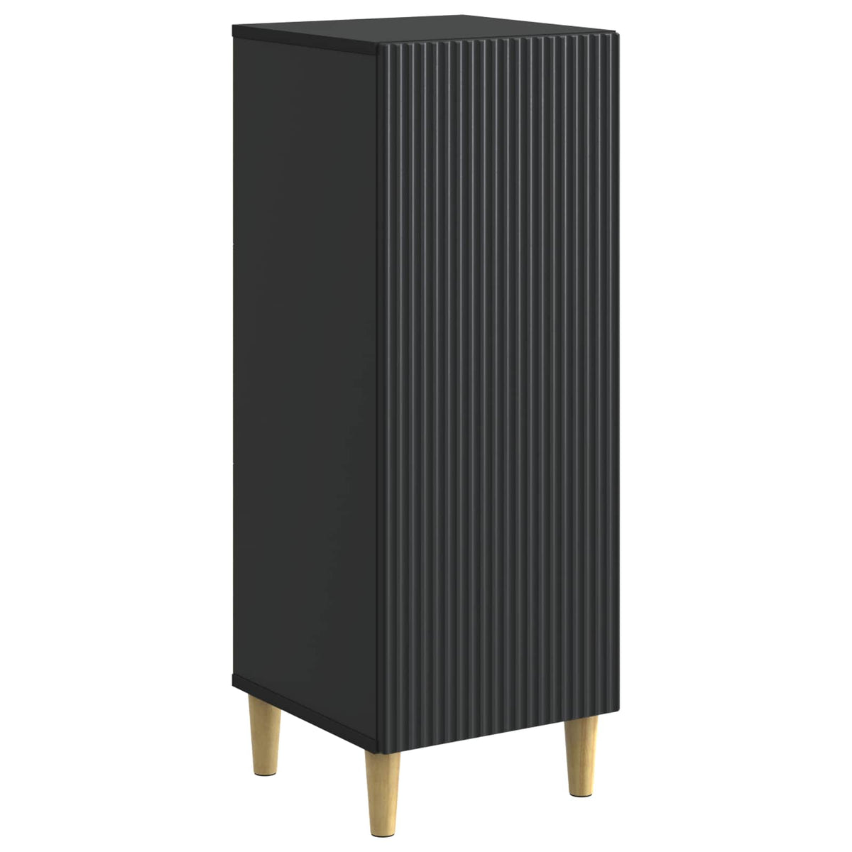 Sideboard 33 x 34.5 x 90 cm Engineered Wood Black