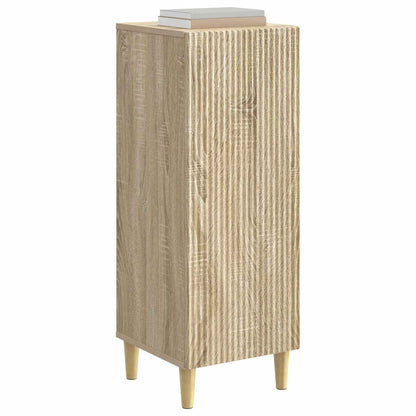 Sideboard 33 x 34.5 x 90 cm Engineered Wood Sonoma oak