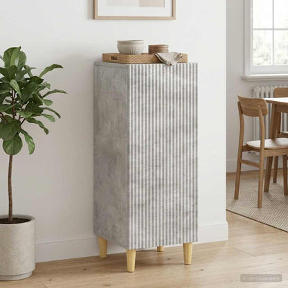 vidaXL Sideboard Concrete Grey 33 x 34.5 x 90 cm Engineered Wood 4