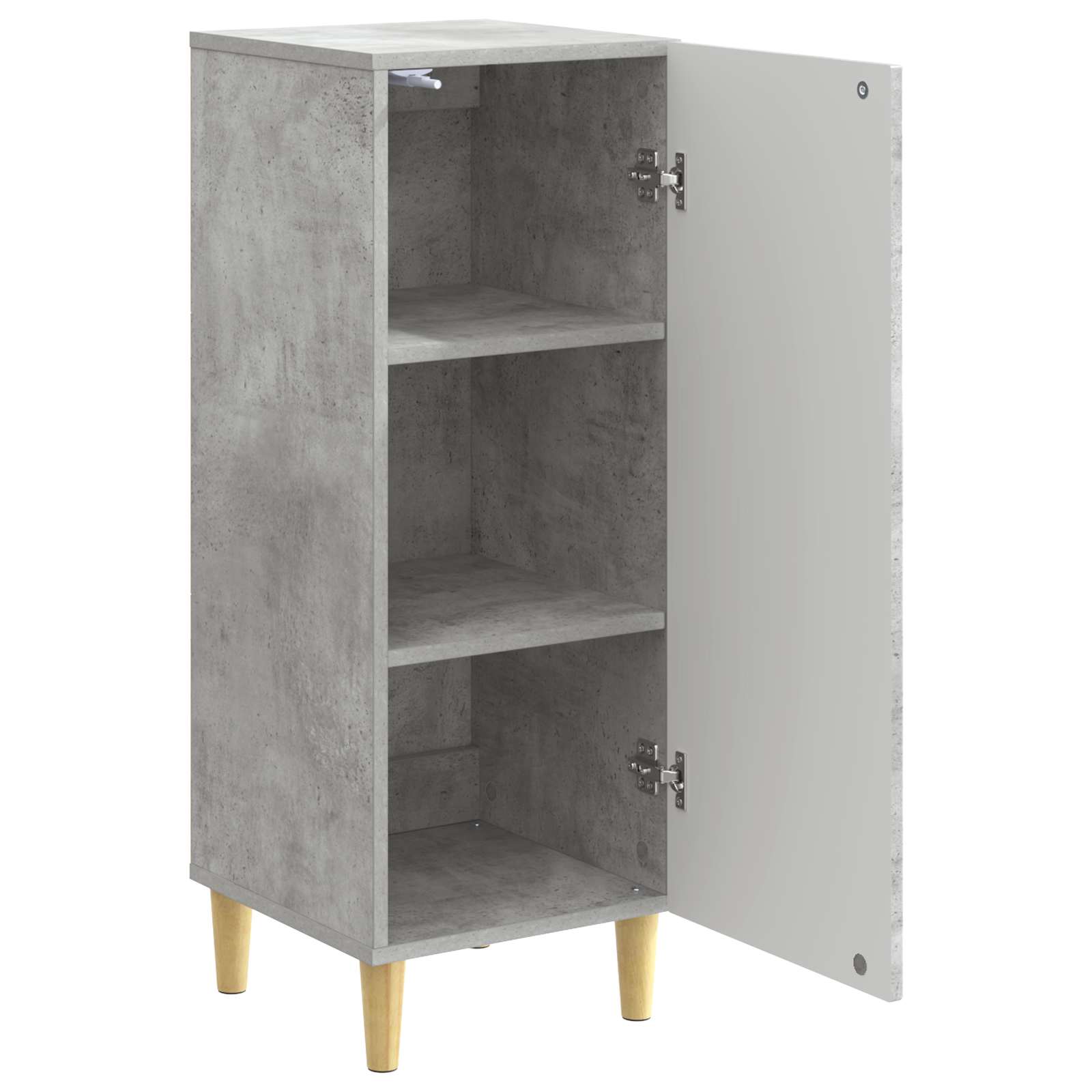 vidaXL Sideboard Concrete Grey 33 x 34.5 x 90 cm Engineered Wood 5