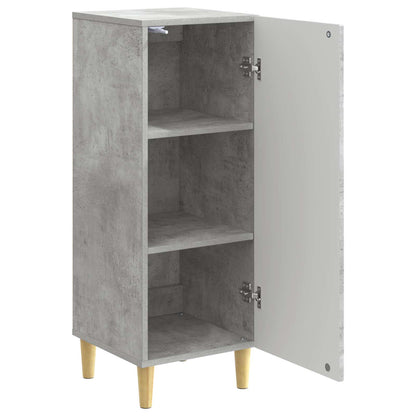 vidaXL Sideboard Concrete Grey 33 x 34.5 x 90 cm Engineered Wood 5