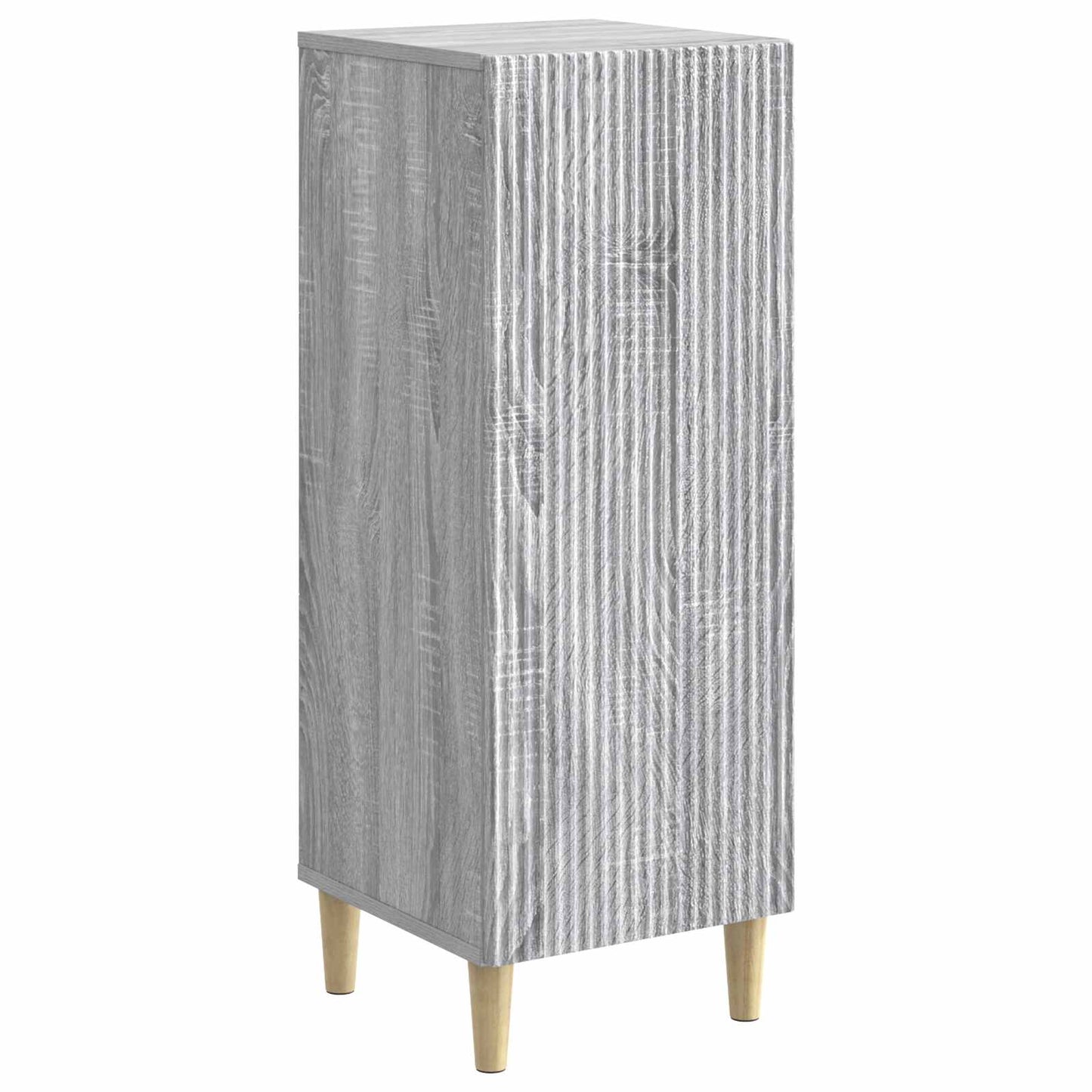 vidaXL Sideboard Grey Sonoma 33 x 34.5 x 90 cm Engineered Wood 2