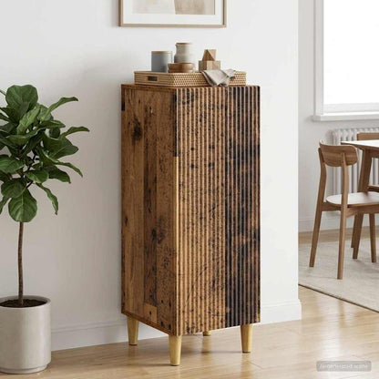 vidaXL Sideboard Old Wood 33 x 34.5 x 90 cm Engineered Wood 1