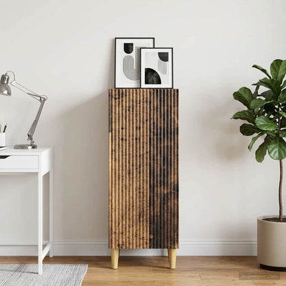 vidaXL Sideboard Old Wood 33 x 34.5 x 90 cm Engineered Wood 4