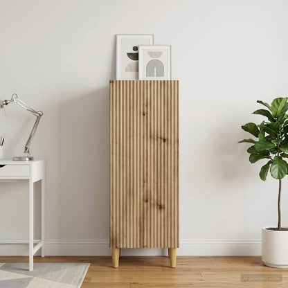 vidaXL Sideboard Artisan Oak 33 x 34.5 x 90 cm Engineered Wood 1