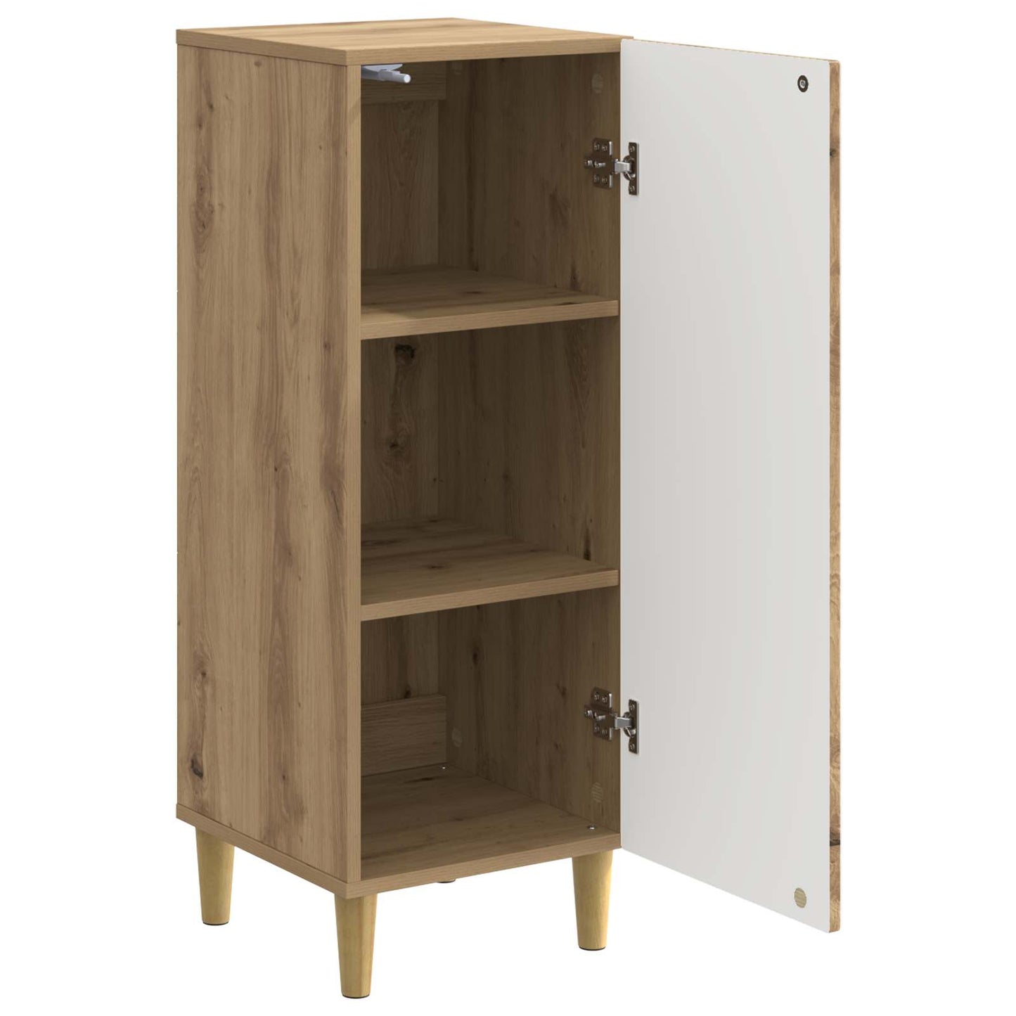 vidaXL Sideboard Artisan Oak 33 x 34.5 x 90 cm Engineered Wood 5