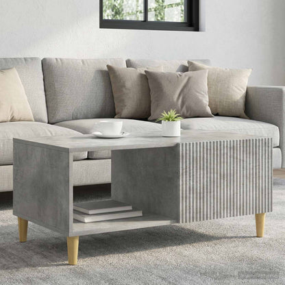 vidaXL Coffee Table Concrete Grey 90 x 50 x 40 cm Engineered Wood 1
