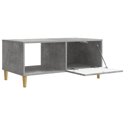 vidaXL Coffee Table Concrete Grey 90 x 50 x 40 cm Engineered Wood 4