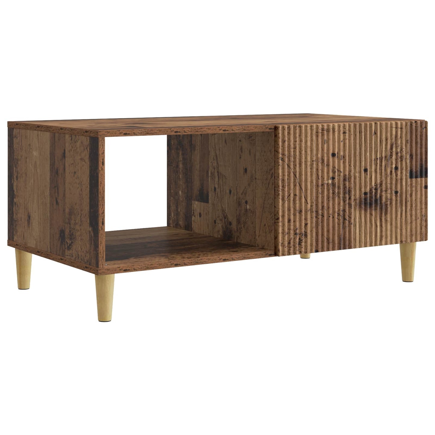 vidaXL Coffee Table Old Wood 90 x 50 x 40 cm Engineered Wood 2