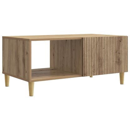 vidaXL Coffee Table Artisan Oak 90 x 50 x 40 cm Engineered Wood 2