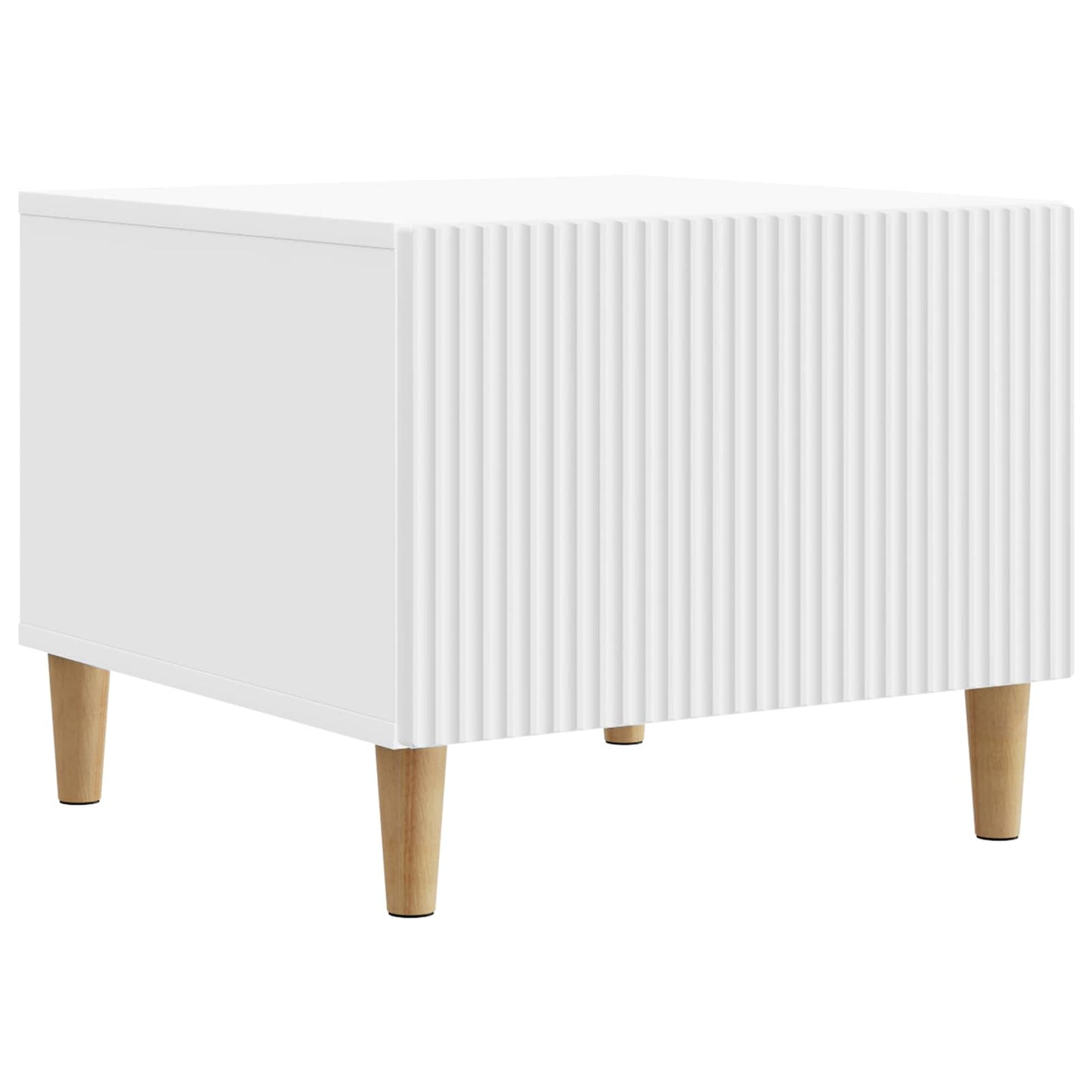 vidaXL Coffee Table with Drawer White 49 x 50 x 40 cm Engineered Wood 2