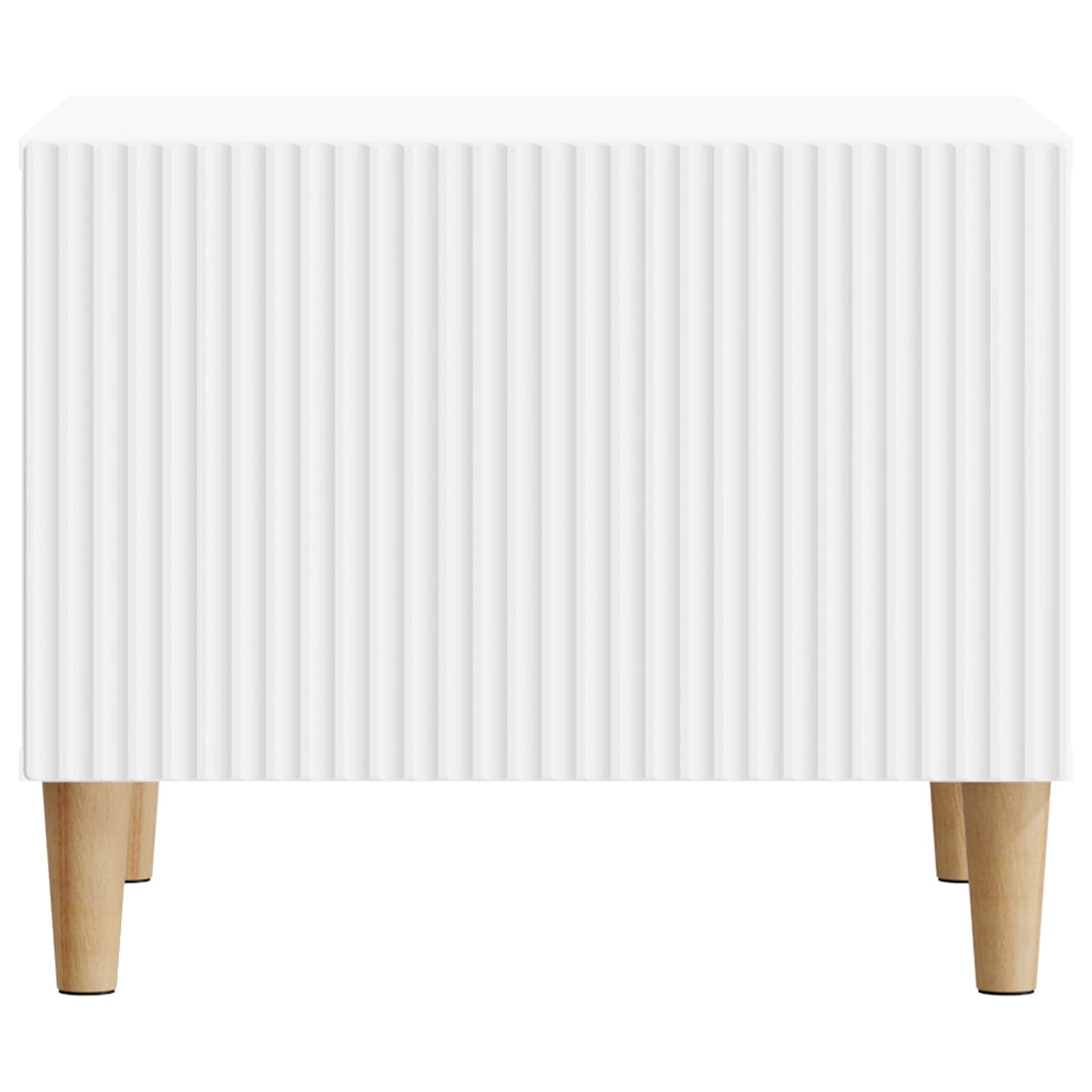 vidaXL Coffee Table with Drawer White 49 x 50 x 40 cm Engineered Wood 5