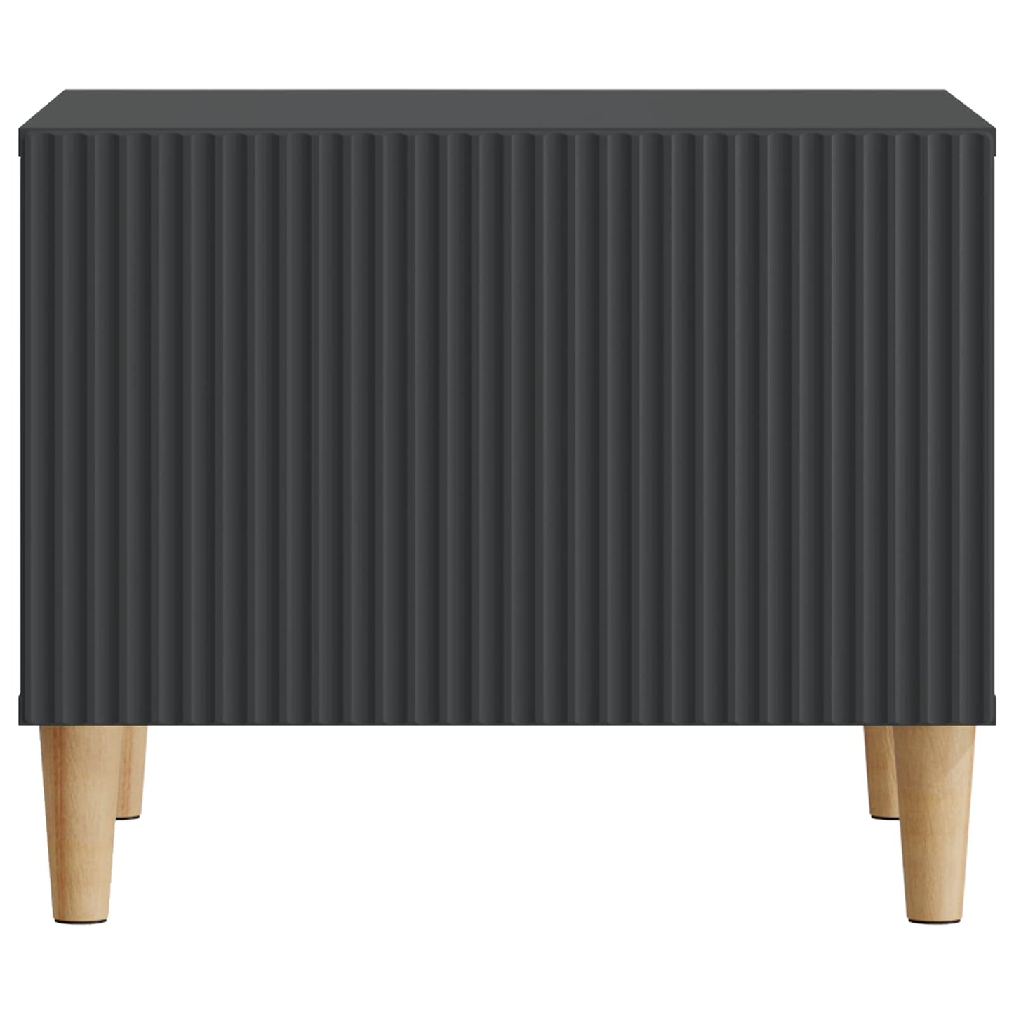 vidaXL Coffee Table with Drawer Black 49 x 50 x 40 cm Engineered Wood 5