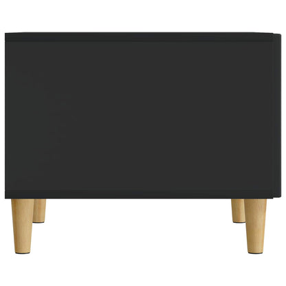 vidaXL Coffee Table with Drawer Black 49 x 50 x 40 cm Engineered Wood 6