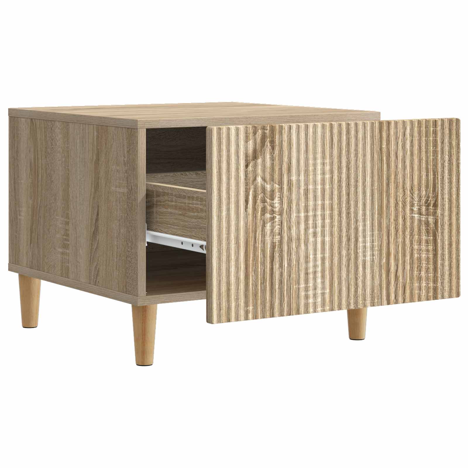 vidaXL Coffee Table Sonoma Oak 49 x 50 x 40 cm Engineered Wood 4