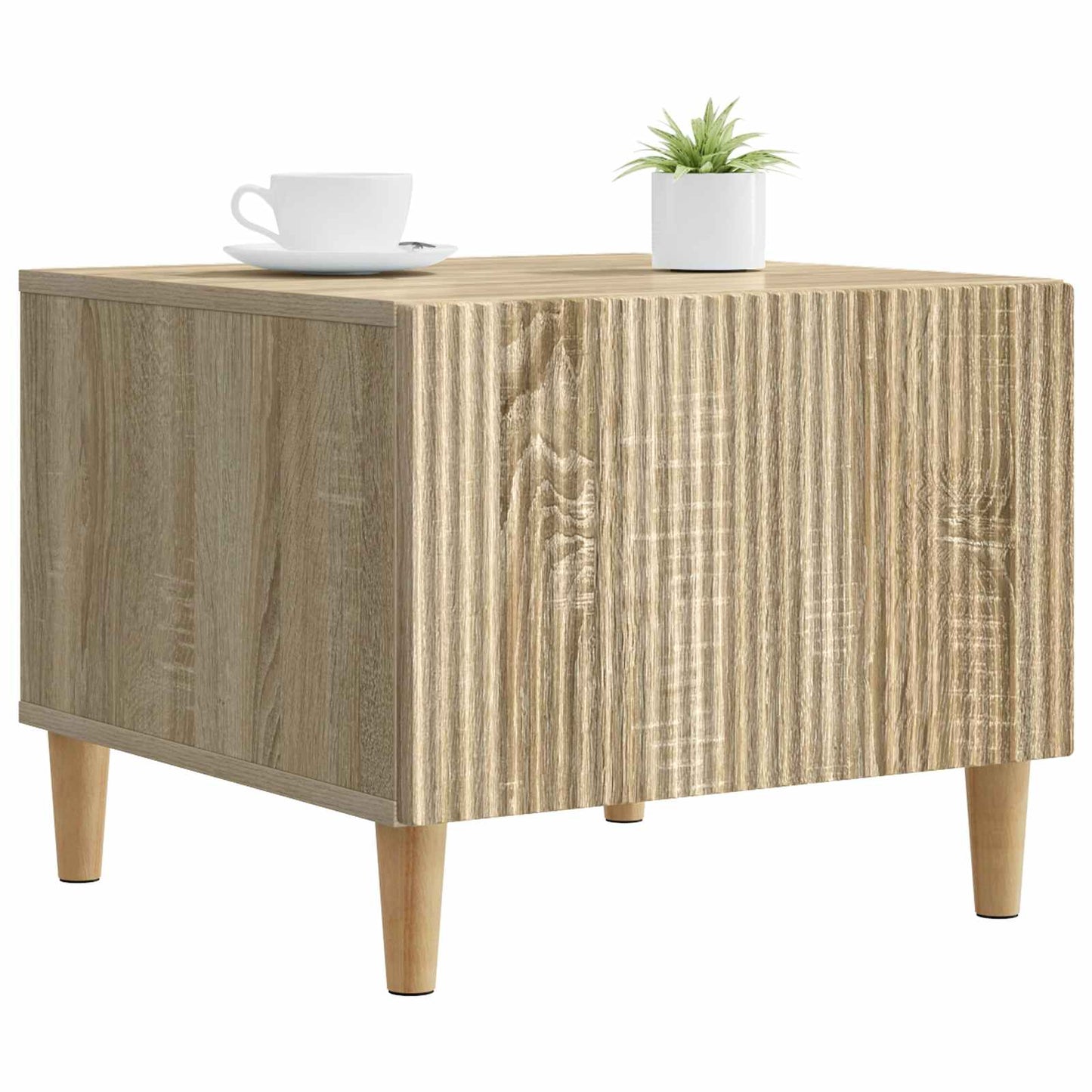 vidaXL Coffee Table Sonoma Oak 49 x 50 x 40 cm Engineered Wood 3