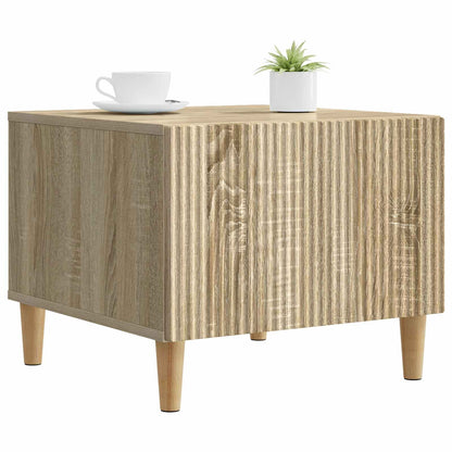 vidaXL Coffee Table Sonoma Oak 49 x 50 x 40 cm Engineered Wood 3