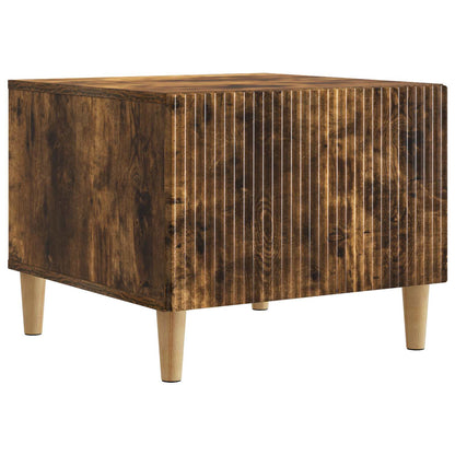 vidaXL Coffee Table Smoked Oak 49 x 50 x 40 cm Engineered Wood 2