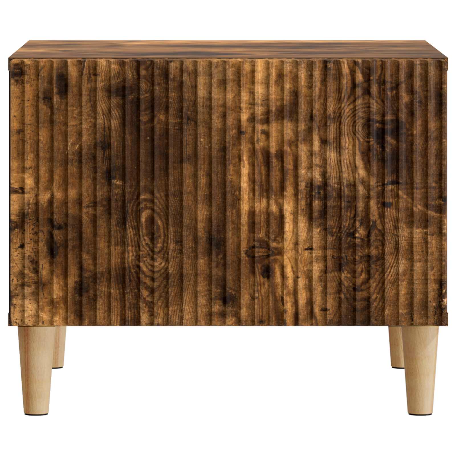vidaXL Coffee Table Smoked Oak 49 x 50 x 40 cm Engineered Wood 5