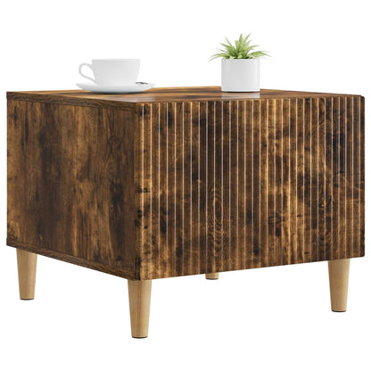 vidaXL Coffee Table Smoked Oak 49 x 50 x 40 cm Engineered Wood 3