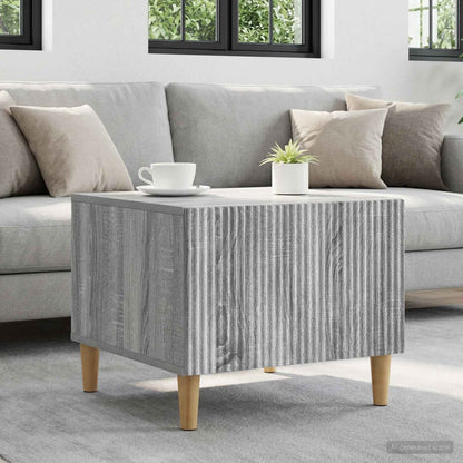 vidaXL Coffee Table Grey Sonoma 49 x 50 x 40 cm Engineered Wood 1