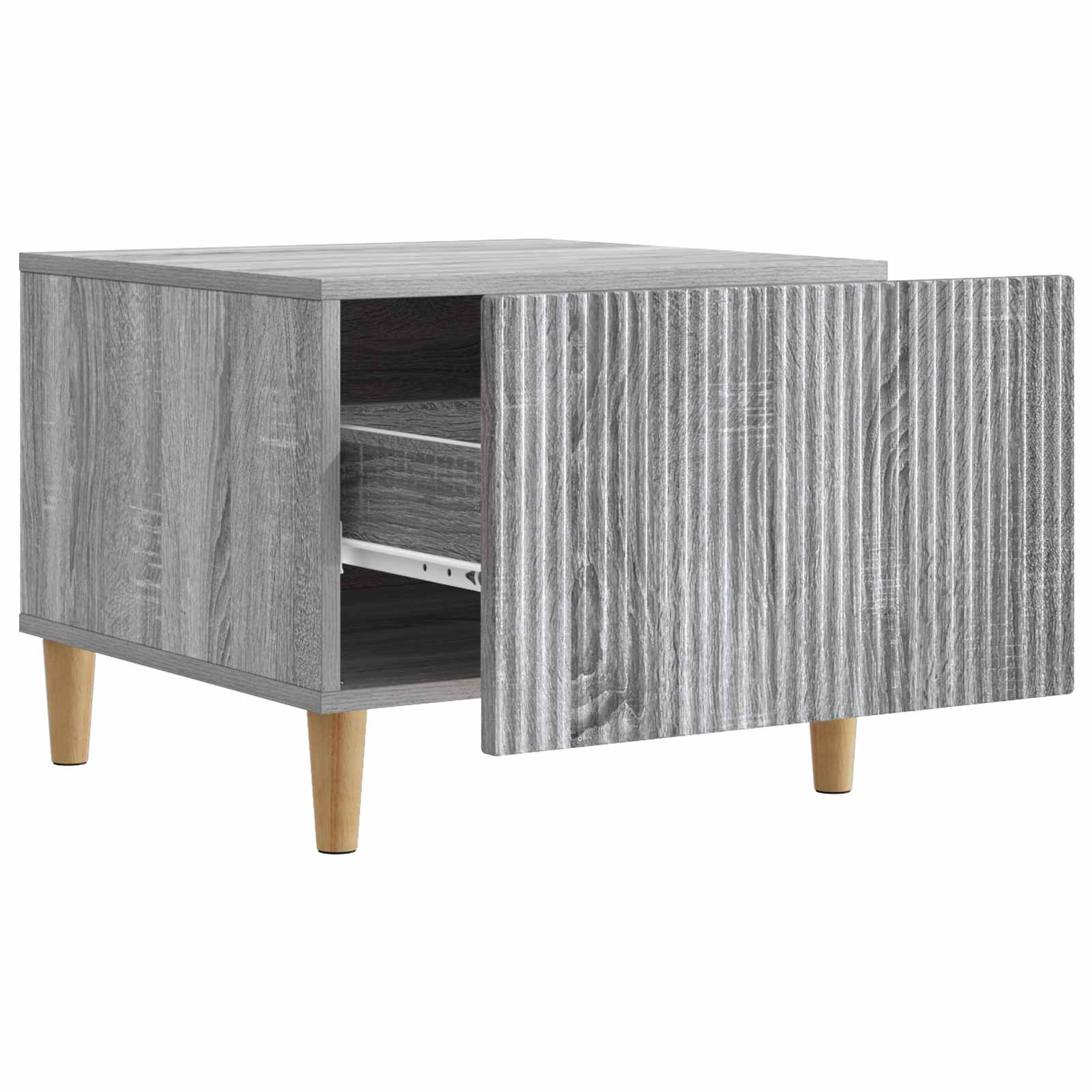 vidaXL Coffee Table Grey Sonoma 49 x 50 x 40 cm Engineered Wood 4