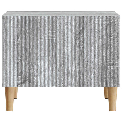 vidaXL Coffee Table Grey Sonoma 49 x 50 x 40 cm Engineered Wood 5