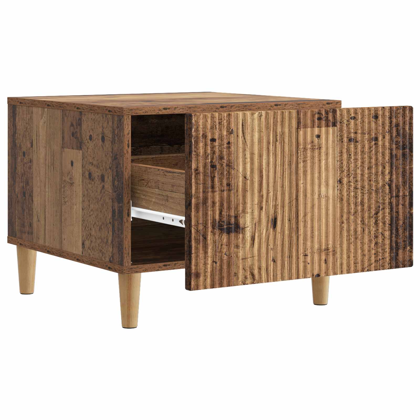 vidaXL Coffee Table Old Wood 49 x 50 x 40 cm Engineered Wood 4