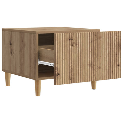 vidaXL Coffee Table Artisan Oak 49 x 50 x 40 cm Engineered Wood 4
