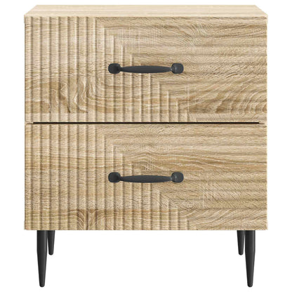 vidaXL Bedside Cabinet Sonoma Oak 43 x 34.5 x 47.5 cm Engineered Wood 5