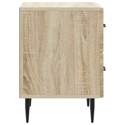 vidaXL Bedside Cabinet Sonoma Oak 43 x 34.5 x 47.5 cm Engineered Wood 6