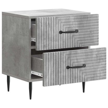 vidaXL Bedside Cabinet Concrete Grey 43 x 34.5 x 47.5 cm 4