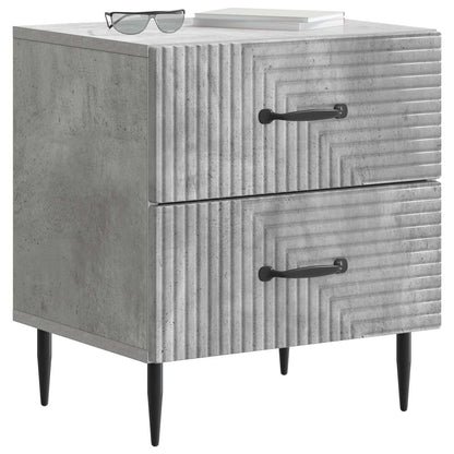 vidaXL Bedside Cabinet Concrete Grey 43 x 34.5 x 47.5 cm 3