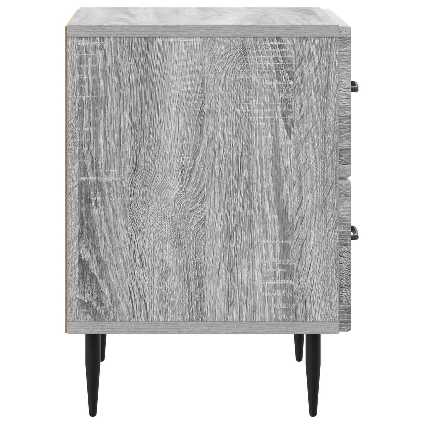 vidaXL Bedside Cabinet Grey Sonoma 43 x 34.5 x 47.5 cm Engineered Wood 6