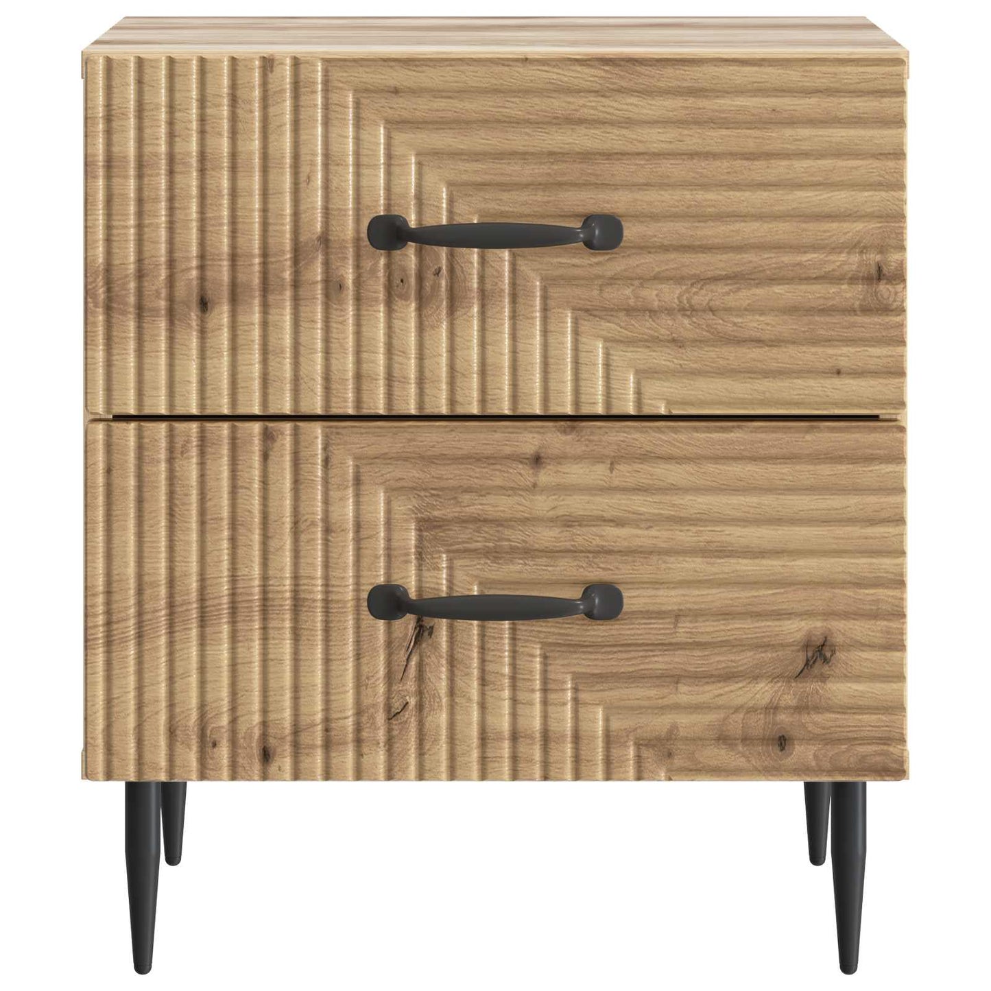 vidaXL Bedside Cabinet Artisan Oak 43 x 34.5 x 47.5 cm Engineered Wood 5