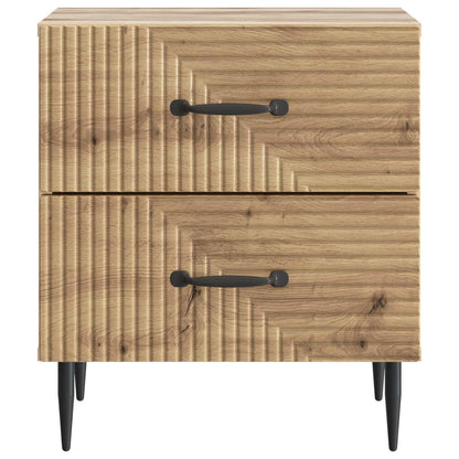 vidaXL Bedside Cabinet Artisan Oak 43 x 34.5 x 47.5 cm Engineered Wood 5