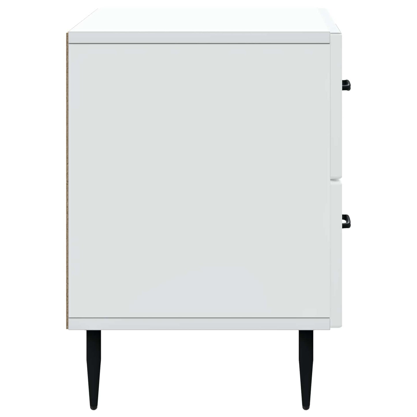vidaXL Bedside Cabinet White 62 x 34.5 x 47.5 cm Engineered Wood 6