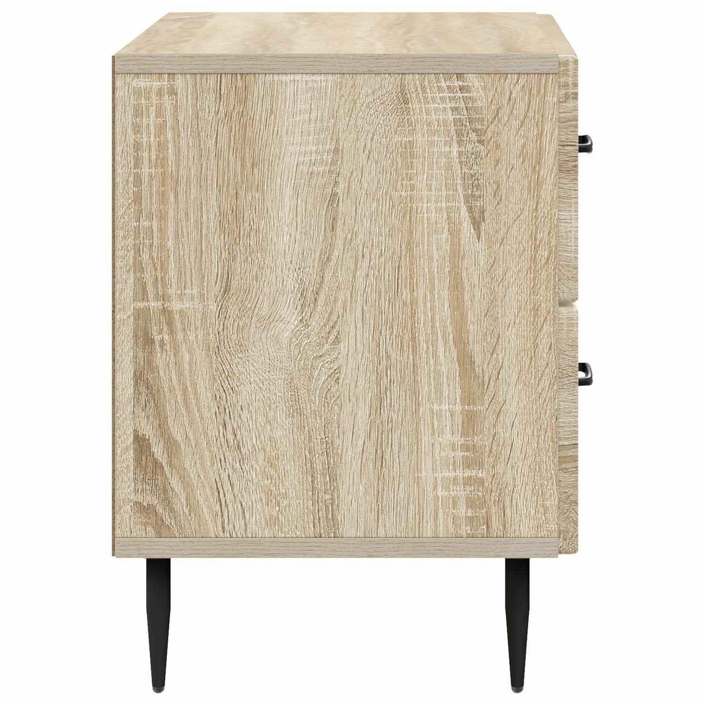 vidaXL Bedside Cabinet Sonoma Oak 62 x 34.5 x 47.5 cm Engineered Wood 6