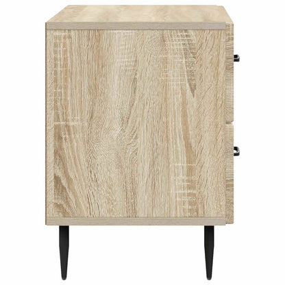 vidaXL Bedside Cabinet Sonoma Oak 62 x 34.5 x 47.5 cm Engineered Wood 6