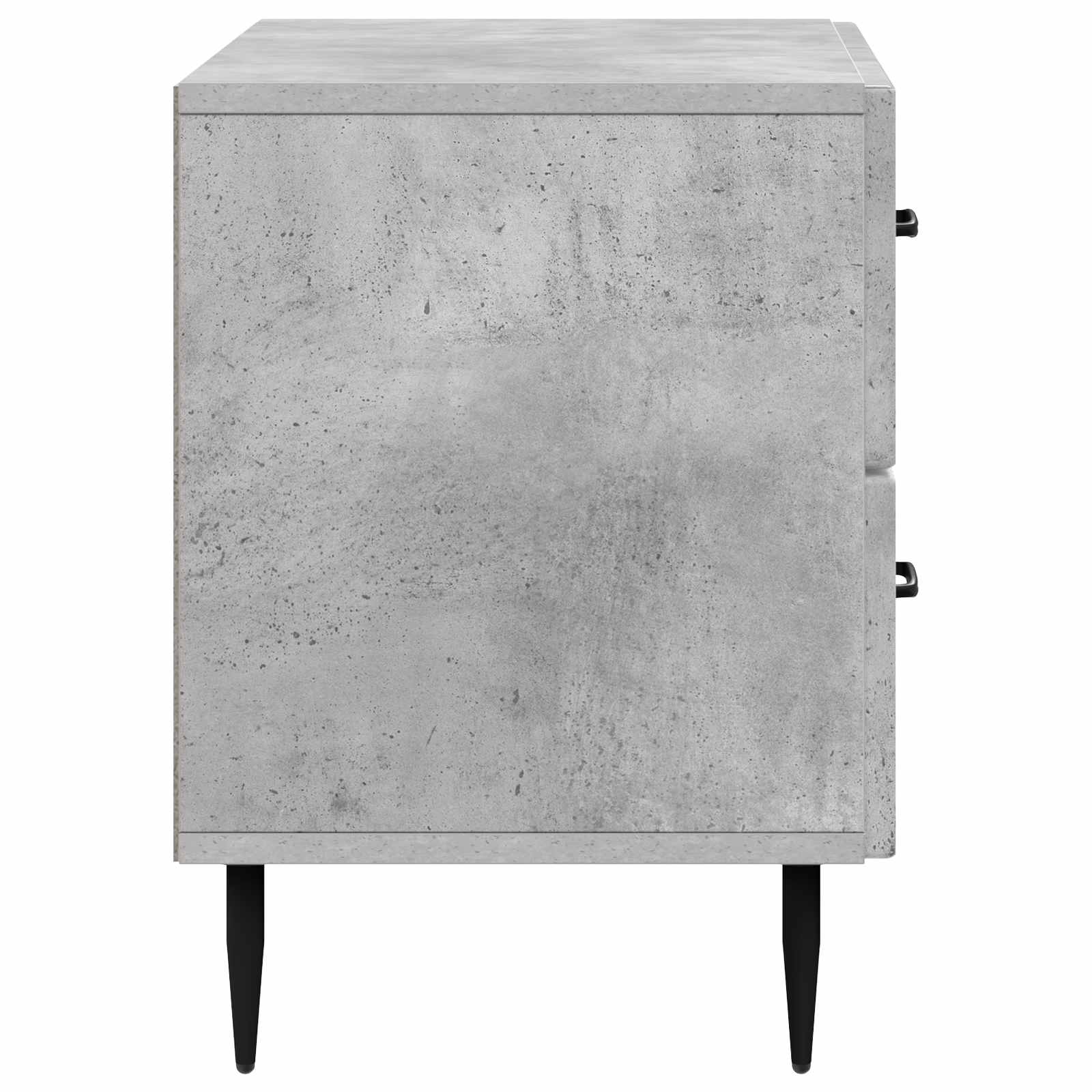 vidaXL Bedside Cabinet with Drawer Concrete Grey 62 x 34.5 x 47.5 cm 6