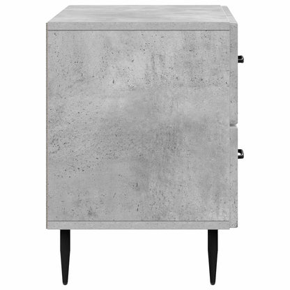 vidaXL Bedside Cabinet with Drawer Concrete Grey 62 x 34.5 x 47.5 cm 6
