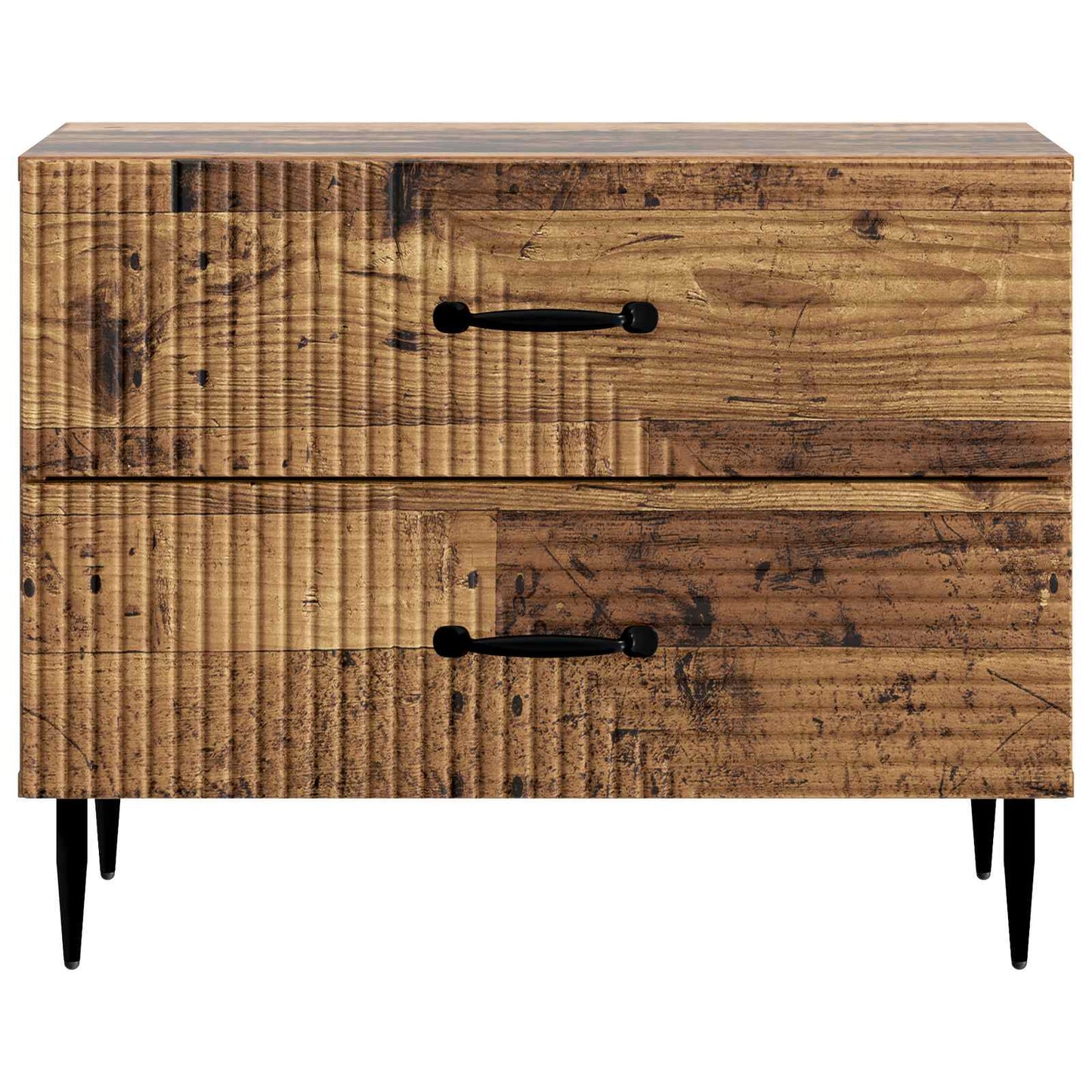 vidaXL Bedside Cabinet Old Wood 62 x 34.5 x 47.5 cm Engineered Wood 5