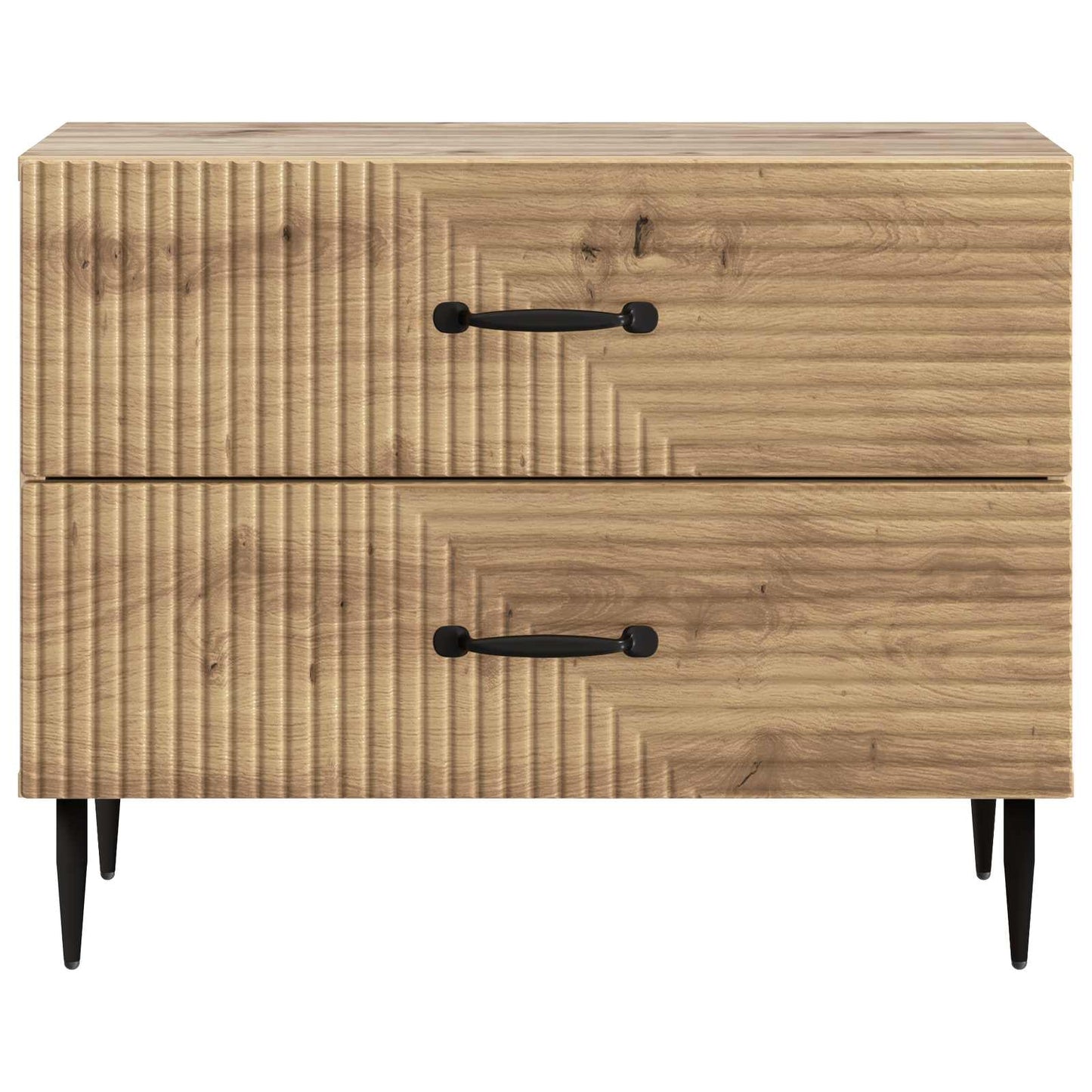 vidaXL Bedside Cabinet Artisan Oak 62 x 34.5 x 47.5 cm Engineered Wood 5