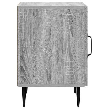 vidaXL Bedside Cabinet Grey Sonoma 43 x 34.5 x 50 cm Engineered Wood 6