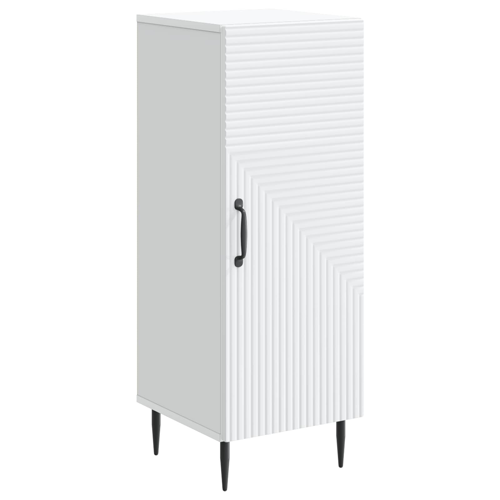vidaXL Sideboard White 33 x 34.5 x 89.5 cm Engineered Wood 2
