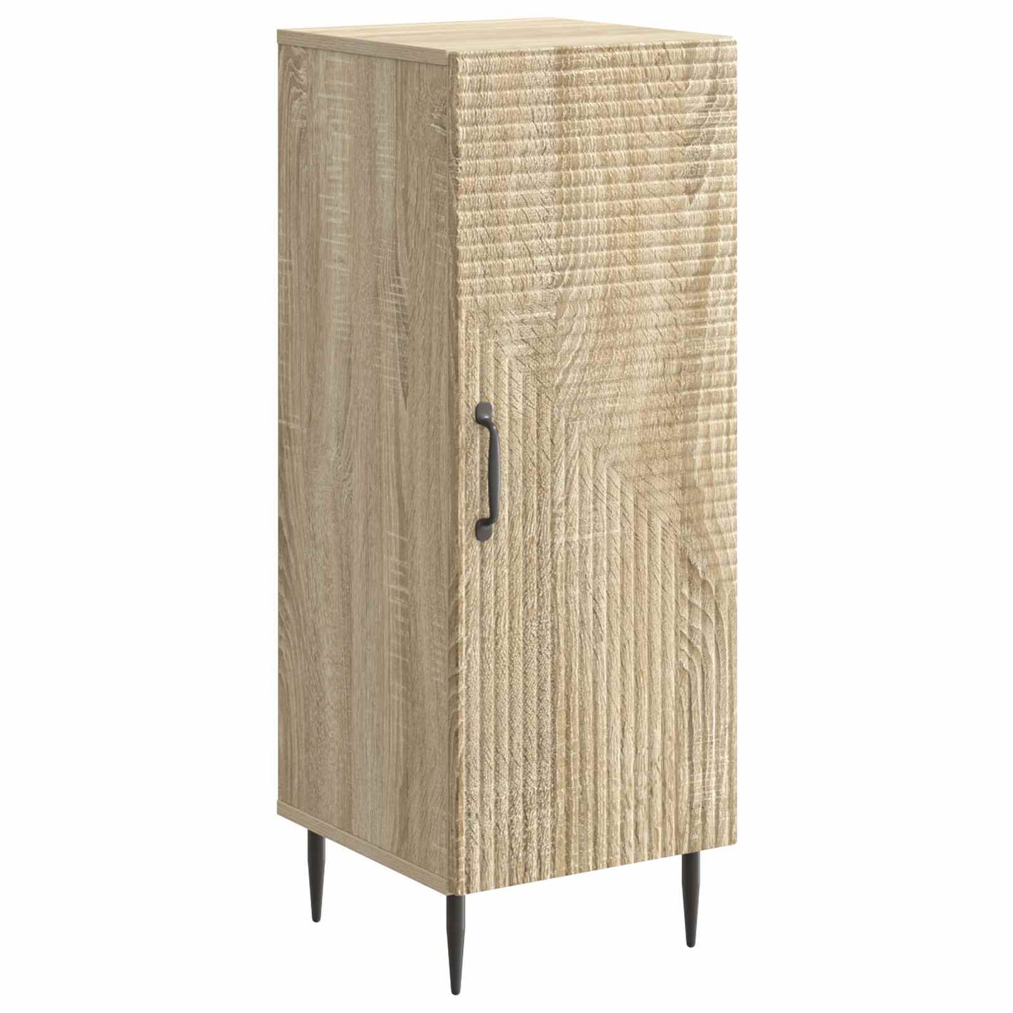vidaXL Sideboard Sonoma Oak 33 x 34.5 x 89.5 cm Engineered Wood 2