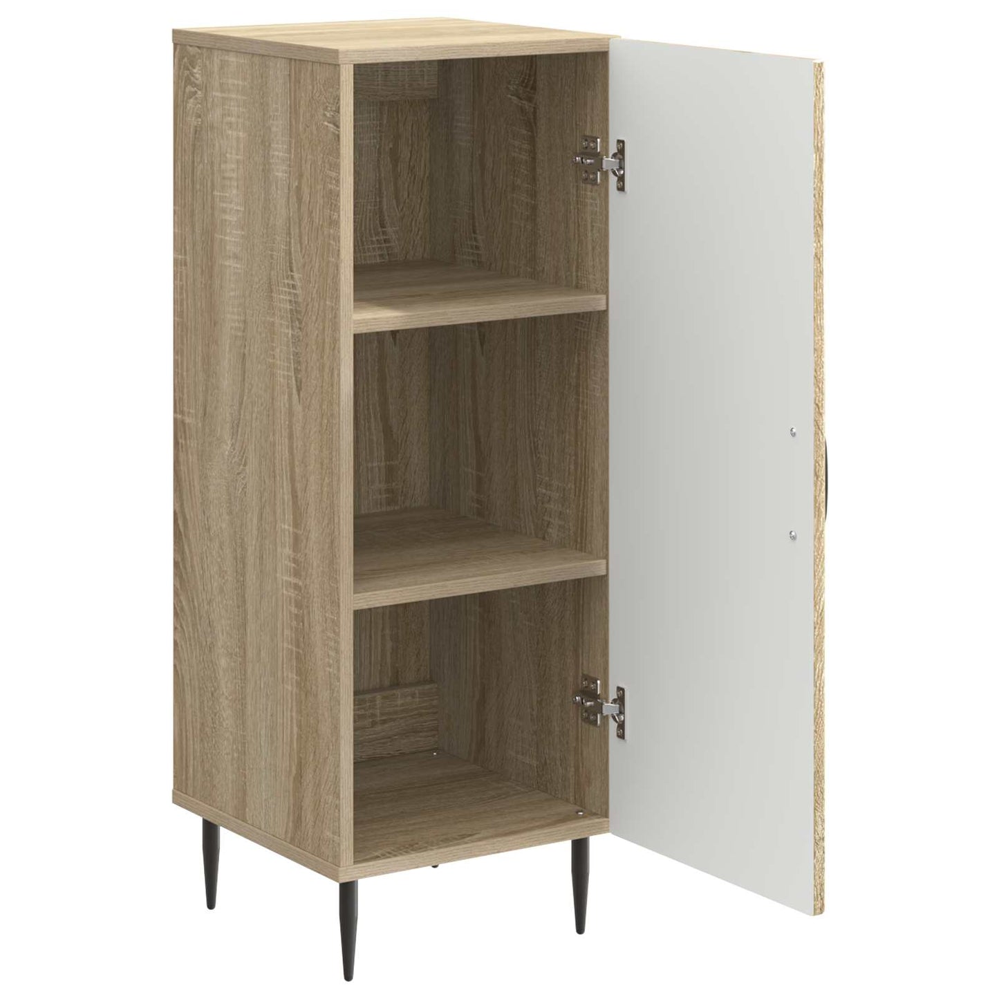 vidaXL Sideboard Sonoma Oak 33 x 34.5 x 89.5 cm Engineered Wood 5