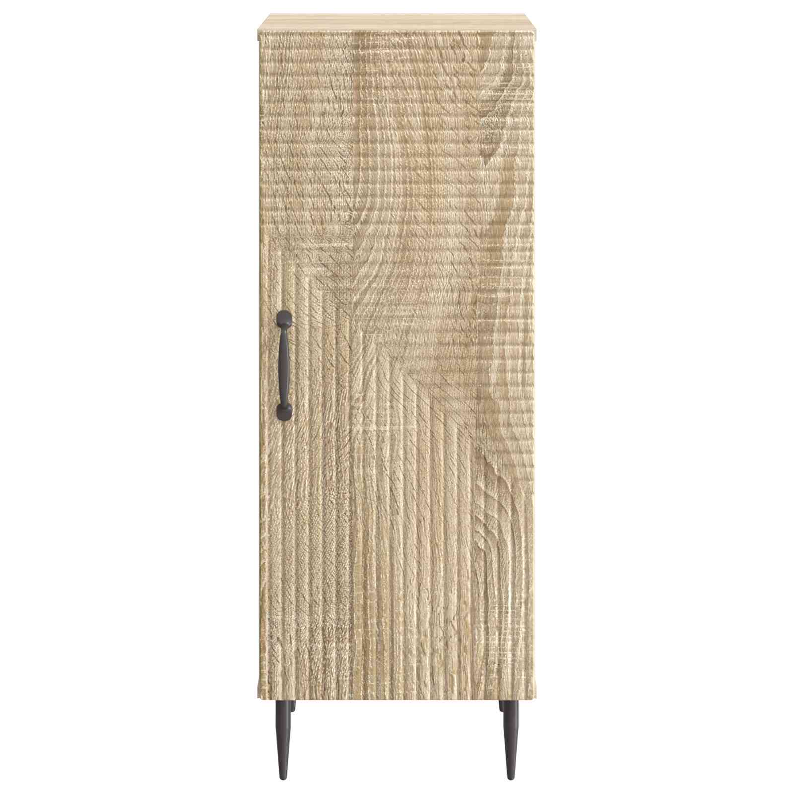 vidaXL Sideboard Sonoma Oak 33 x 34.5 x 89.5 cm Engineered Wood 6